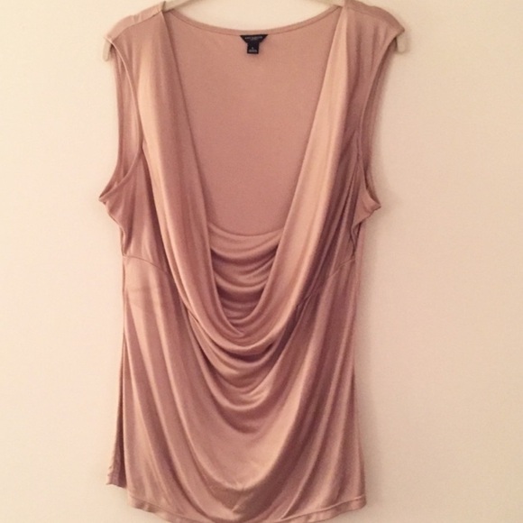 Ann Taylor Tops - Ann Taylor Pale Rose/gold sleeveless top